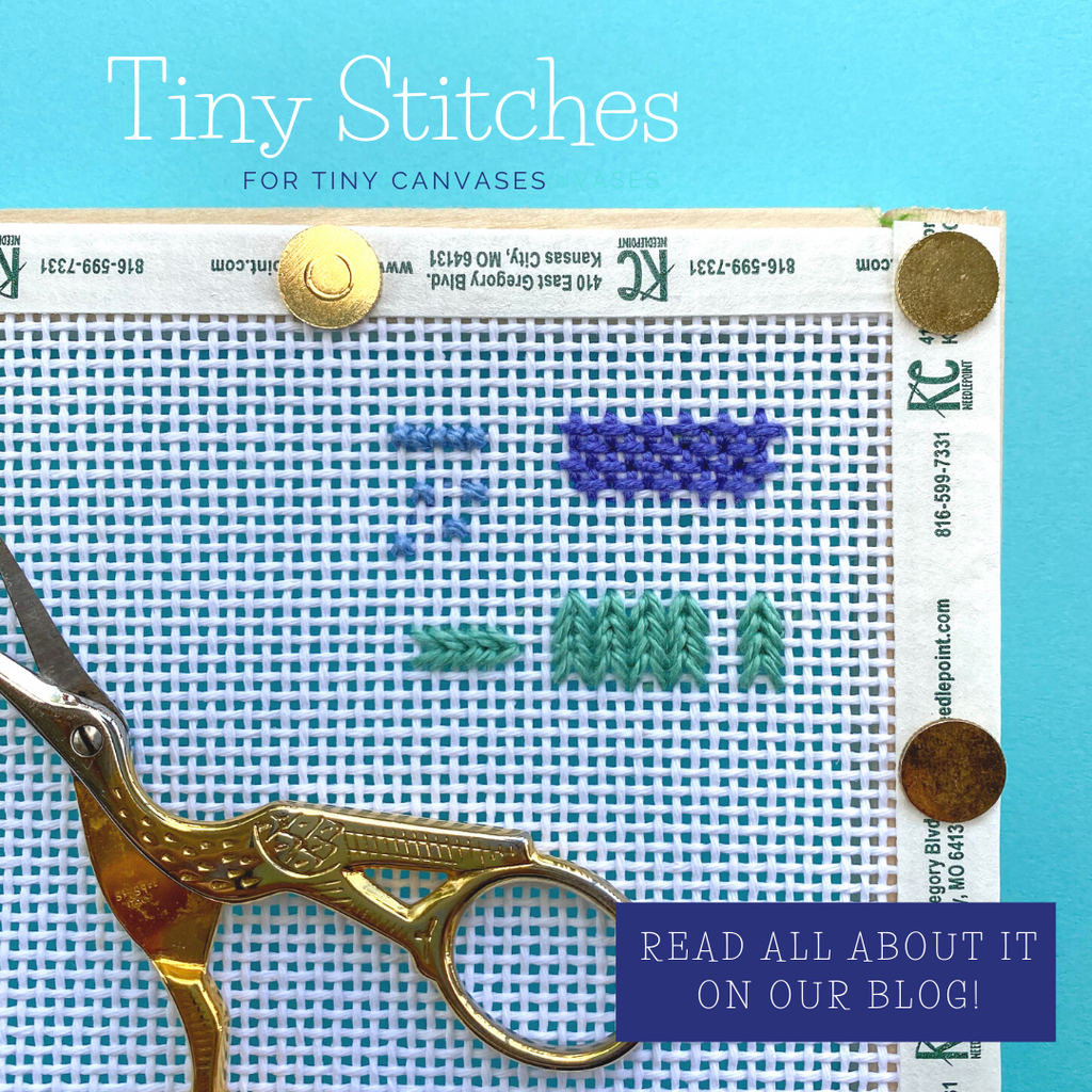 Teeny Tiny Needlepoint Stitches - The Flying Needles