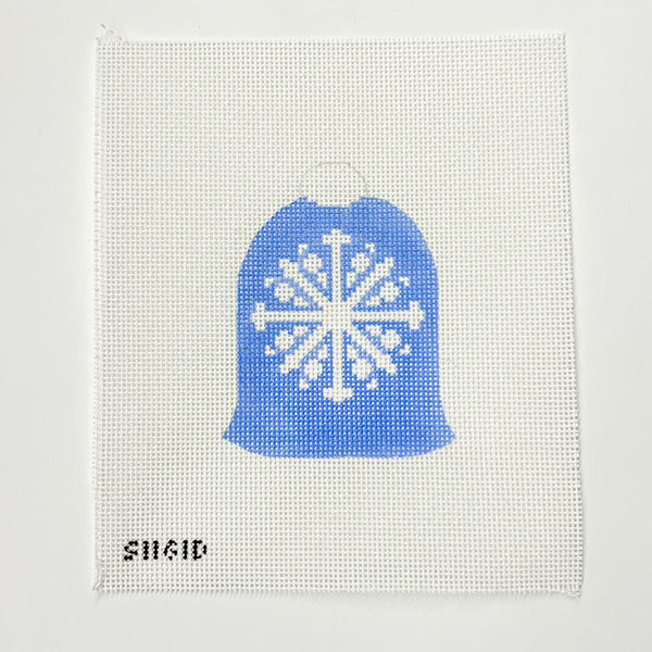 Needlepoint Canvas: Santa Snowflake