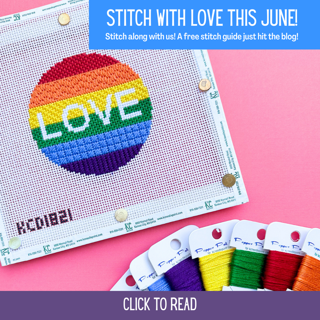 Stitch with LOVE this June! A free stitch guide is here!
