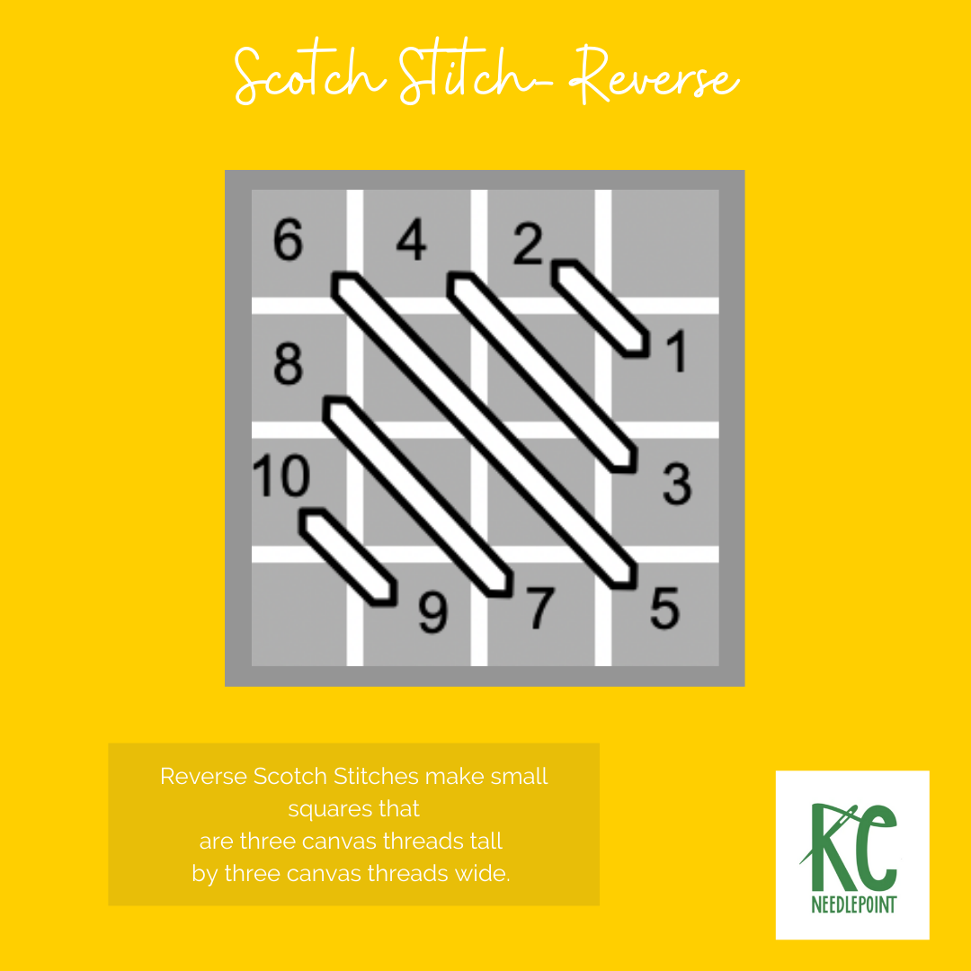 Scotch Stitch- Reverse