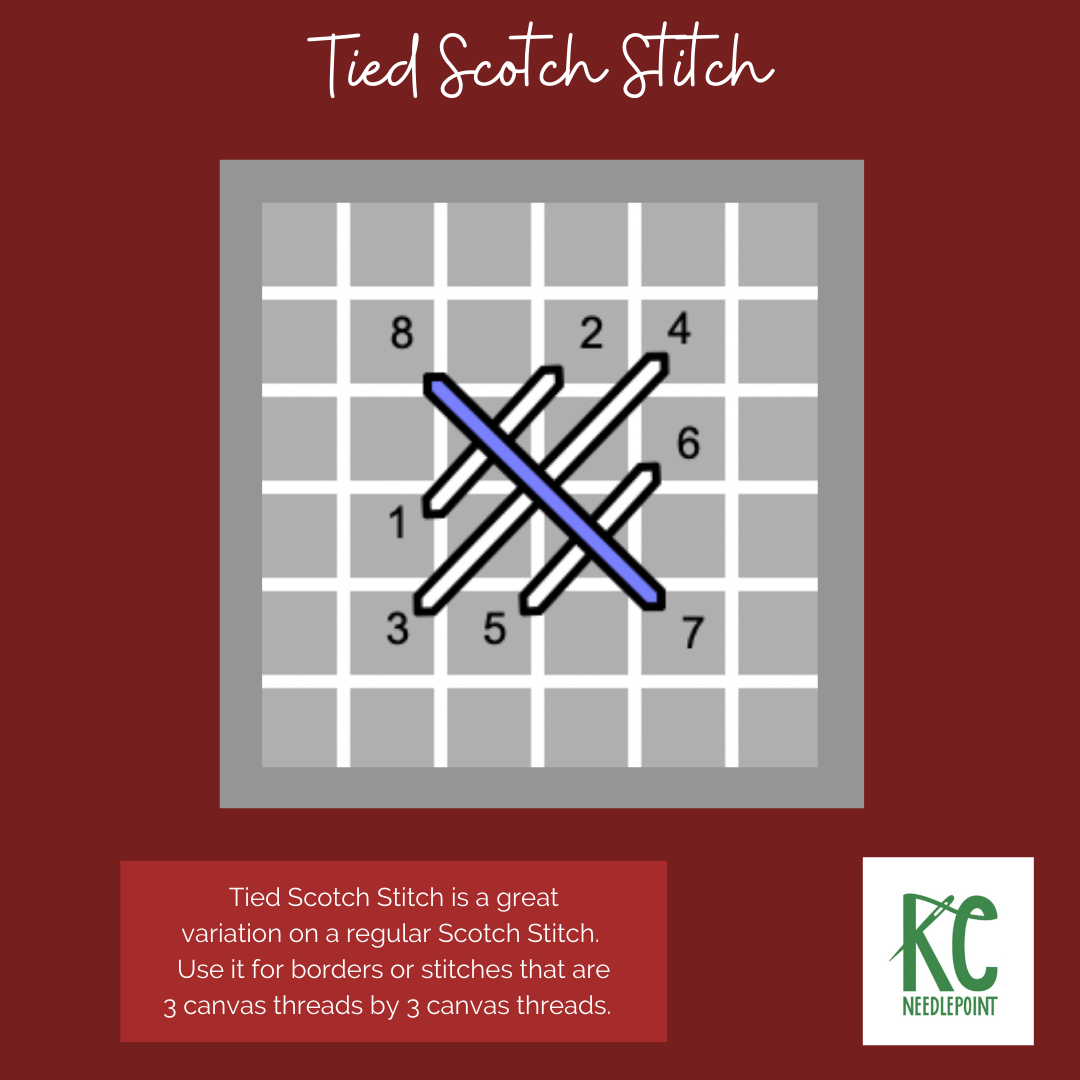 Tied Scotch Stitch