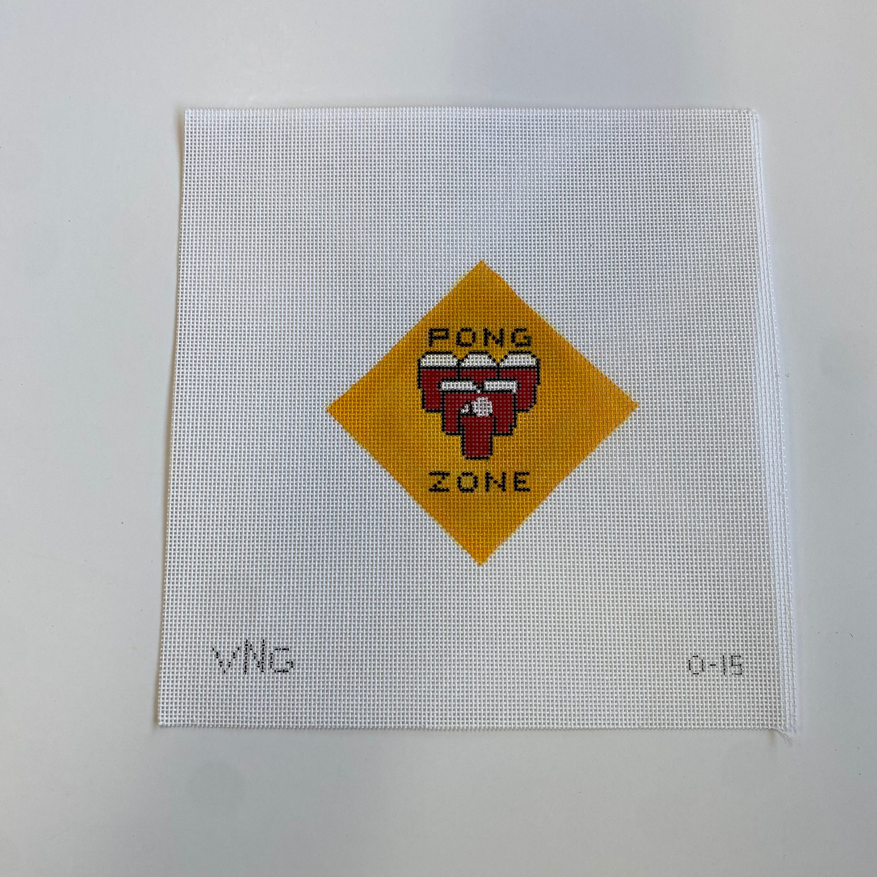 Pong Zone Canvas - KC Needlepoint