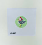 Christmas Seagull Ornament Canvas - KC Needlepoint