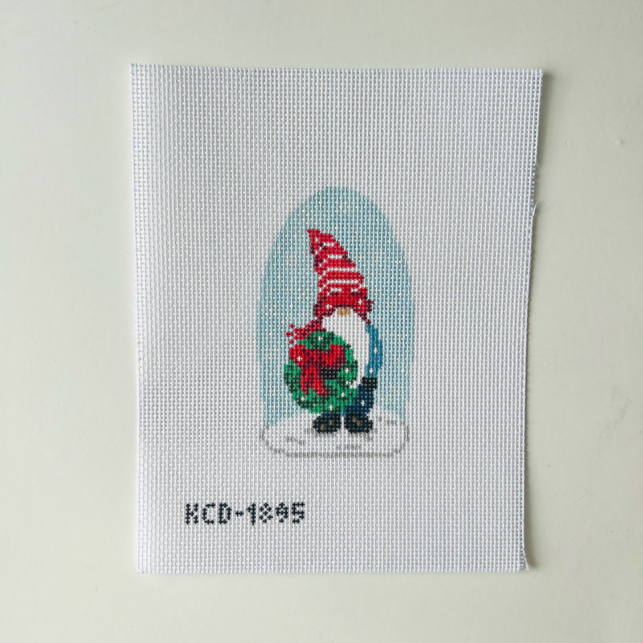 Wally the Gnome Canvas - KC Needlepoint