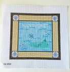 Nantucket with Basket Border Needlepoint Canvas - KC Needlepoint