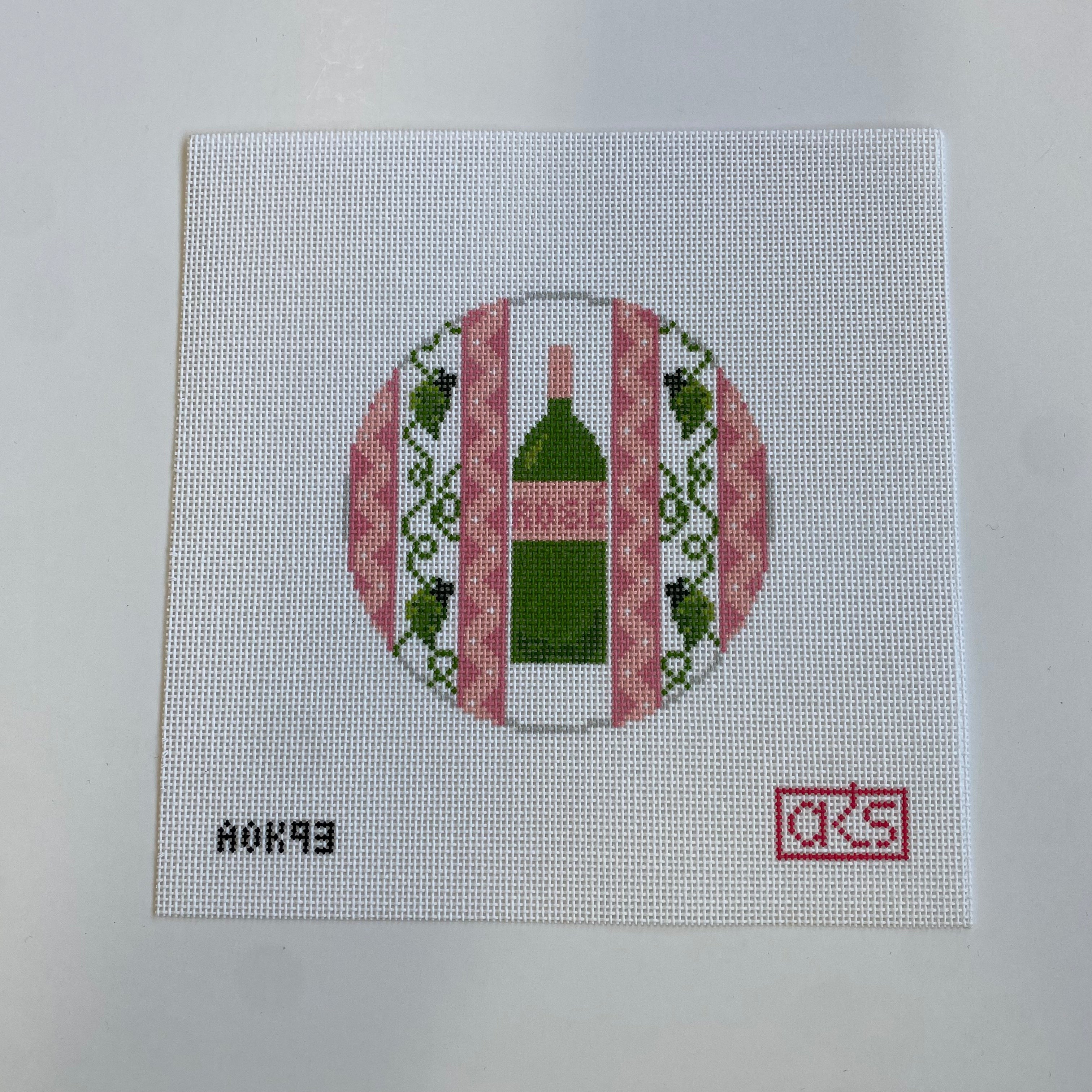 Perhaps a Bottle of Rosé Instead Canvas - KC Needlepoint