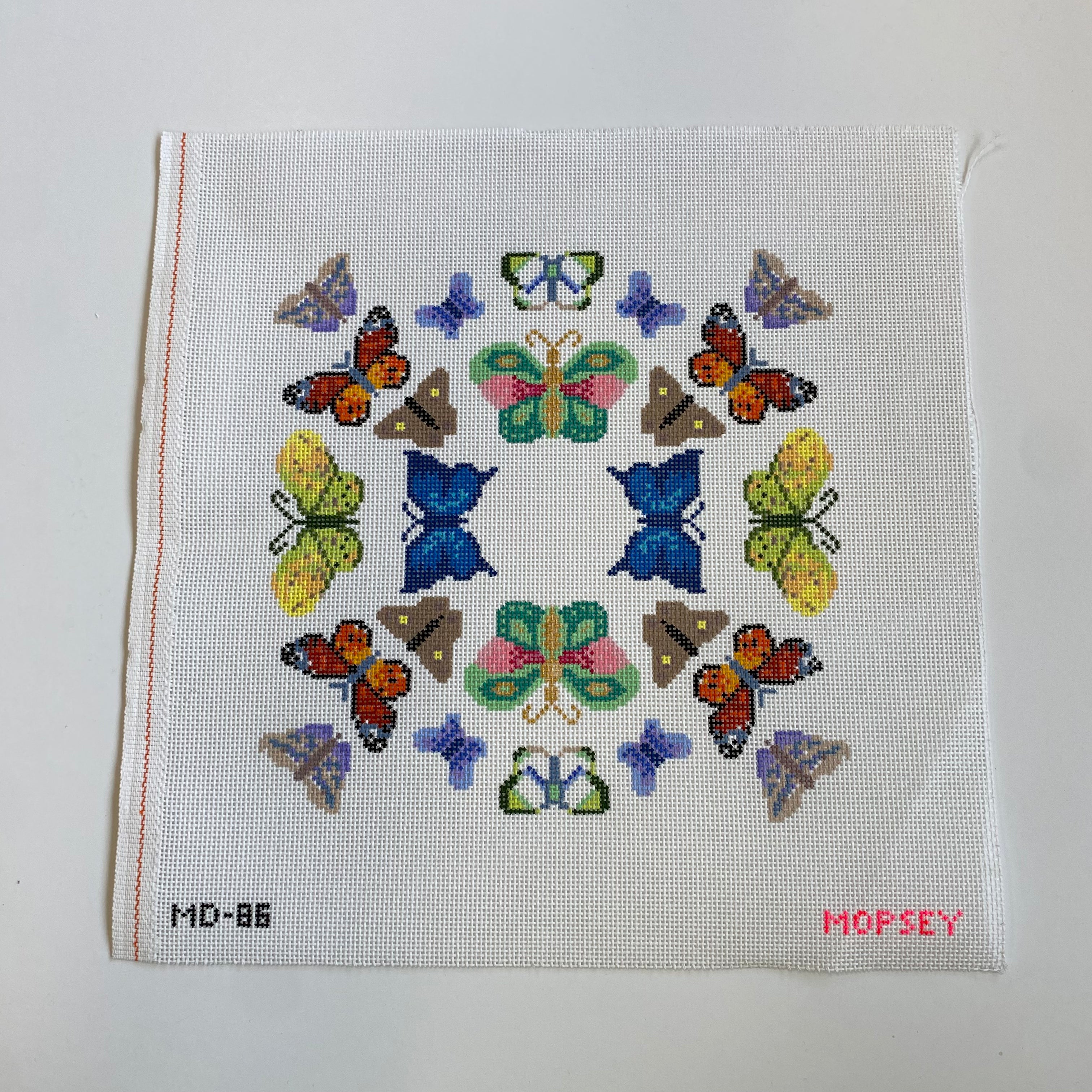 Butterfly Mandala Canvas - KC Needlepoint