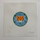 Wild Child Round Canvas - KC Needlepoint