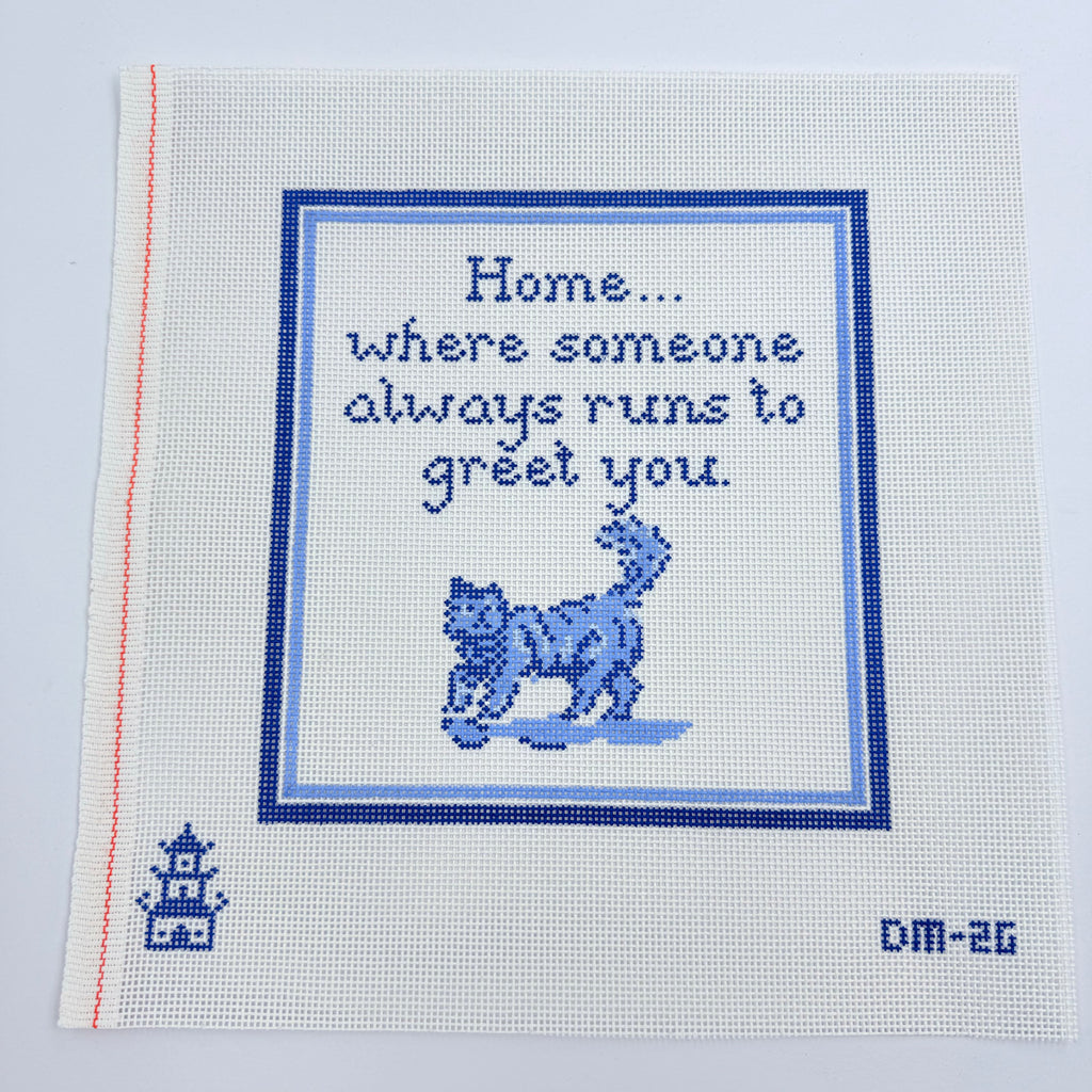 Home is Where... Cat Canvas