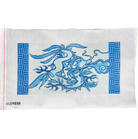 Blue and White Dragon Canvas - KC Needlepoint