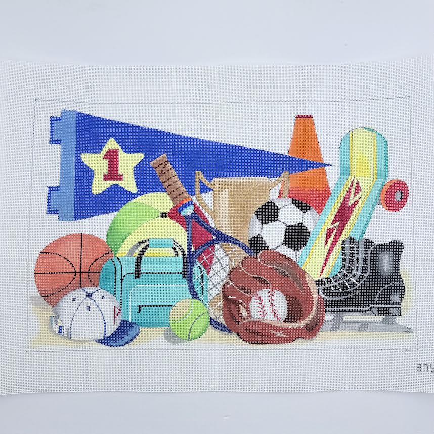 Sports Needlepoint Canvas