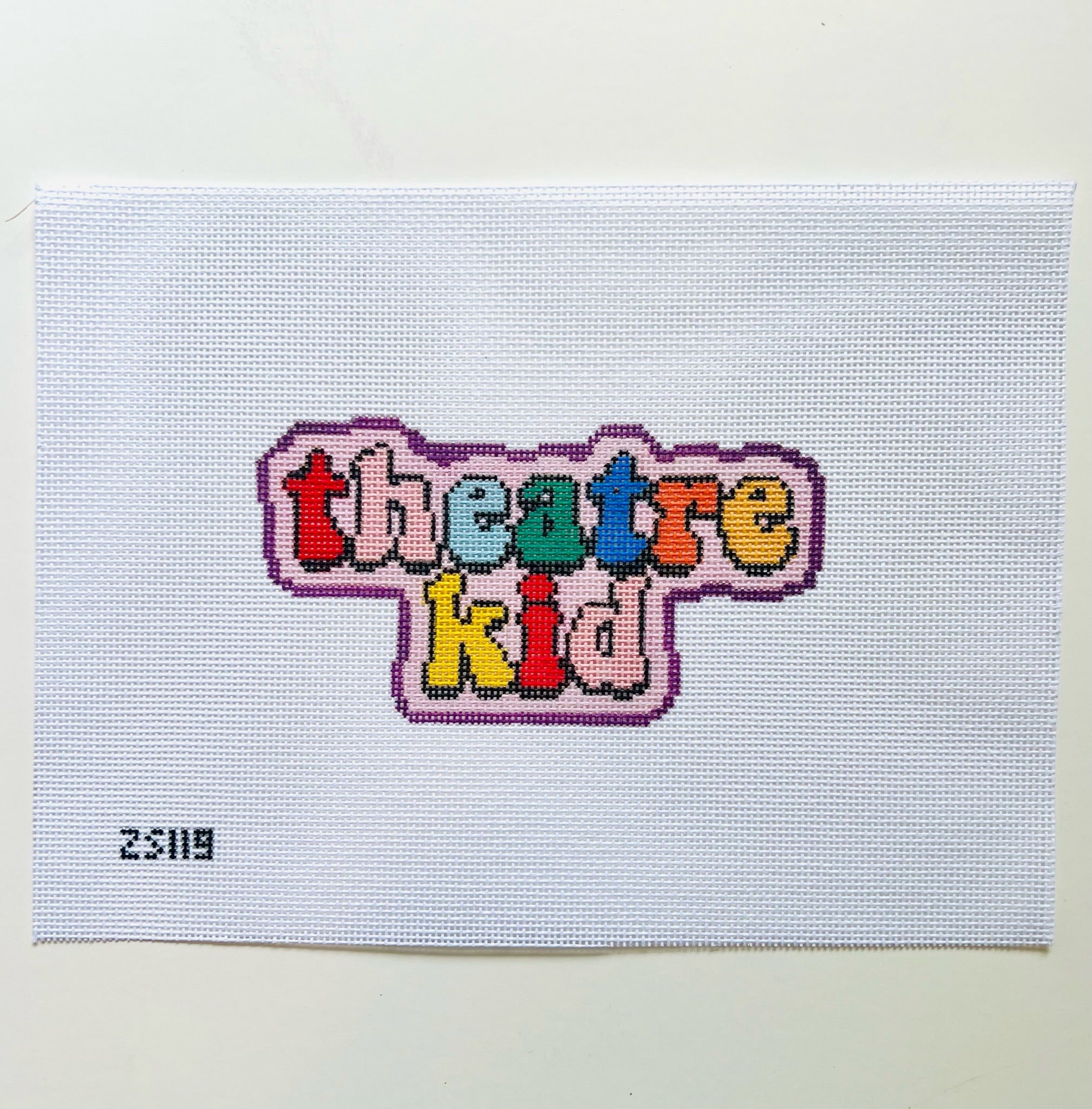 Theatre Kid Canvas - KC Needlepoint