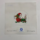 Dachshund Elf Ornament Canvas - KC Needlepoint