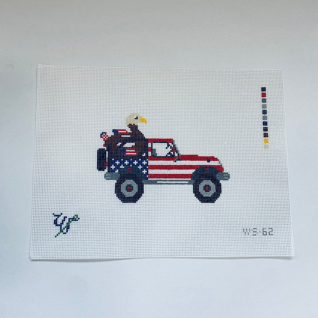 Surfin USA Jeep Canvas