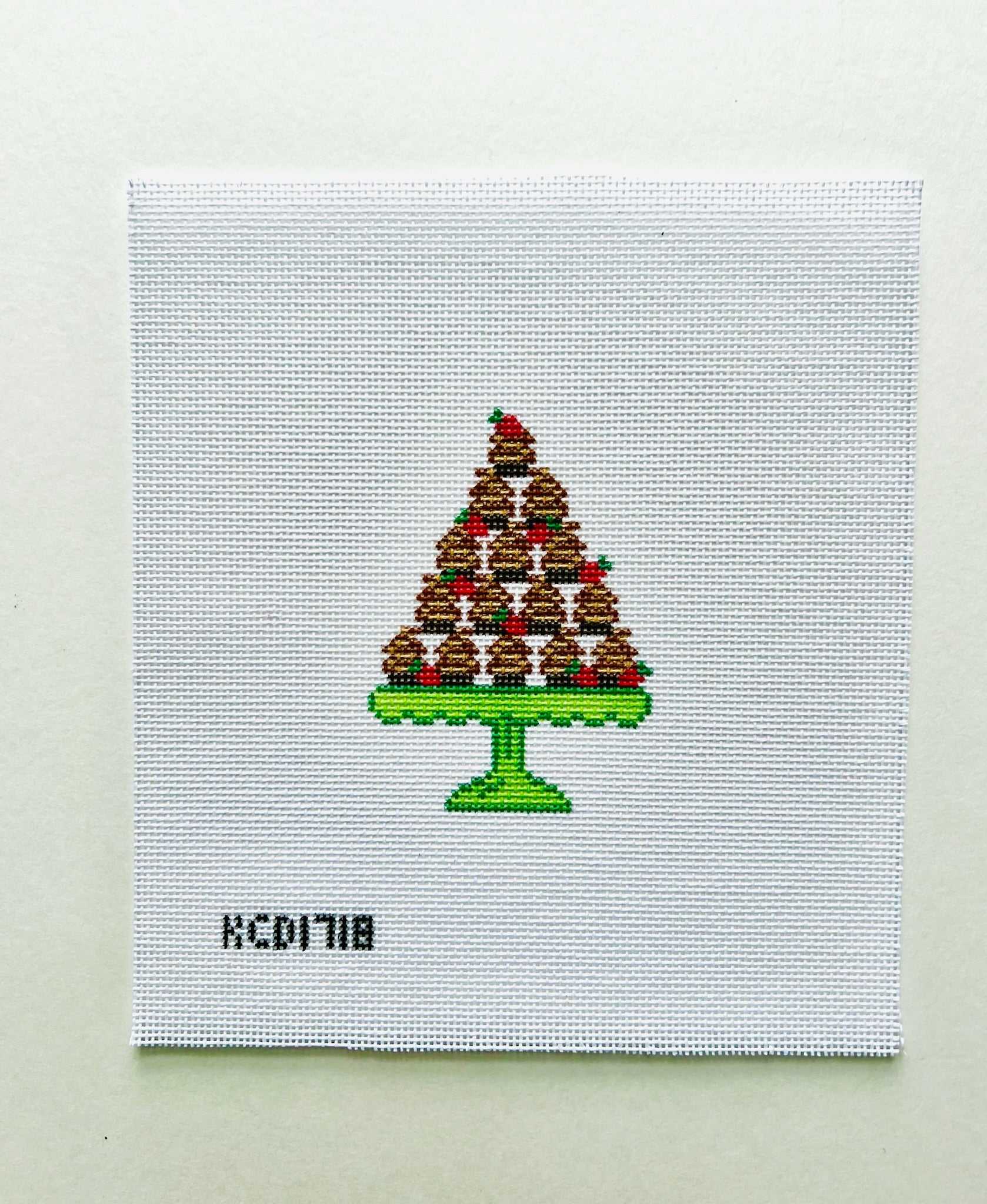 Tipsy Tower Chocolate Strawberry Treats Canvas - KC Needlepoint