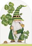 Clover Gnome Needlepoint Canvas - KC Needlepoint