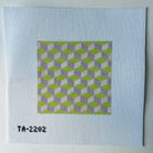 Blocks Square Needlepoint Canvas - KC Needlepoint