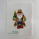 Western Squatty Santa Canvas - KC Needlepoint