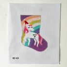 Unicorn Magic Ornament Sized Stocking Canvas - KC Needlepoint