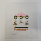 Christmas Reindeer Carousel Canvas - KC Needlepoint