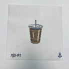 Iced Coffee Canvas - KC Needlepoint