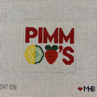 Pimm's Square Canvas - KC Needlepoint