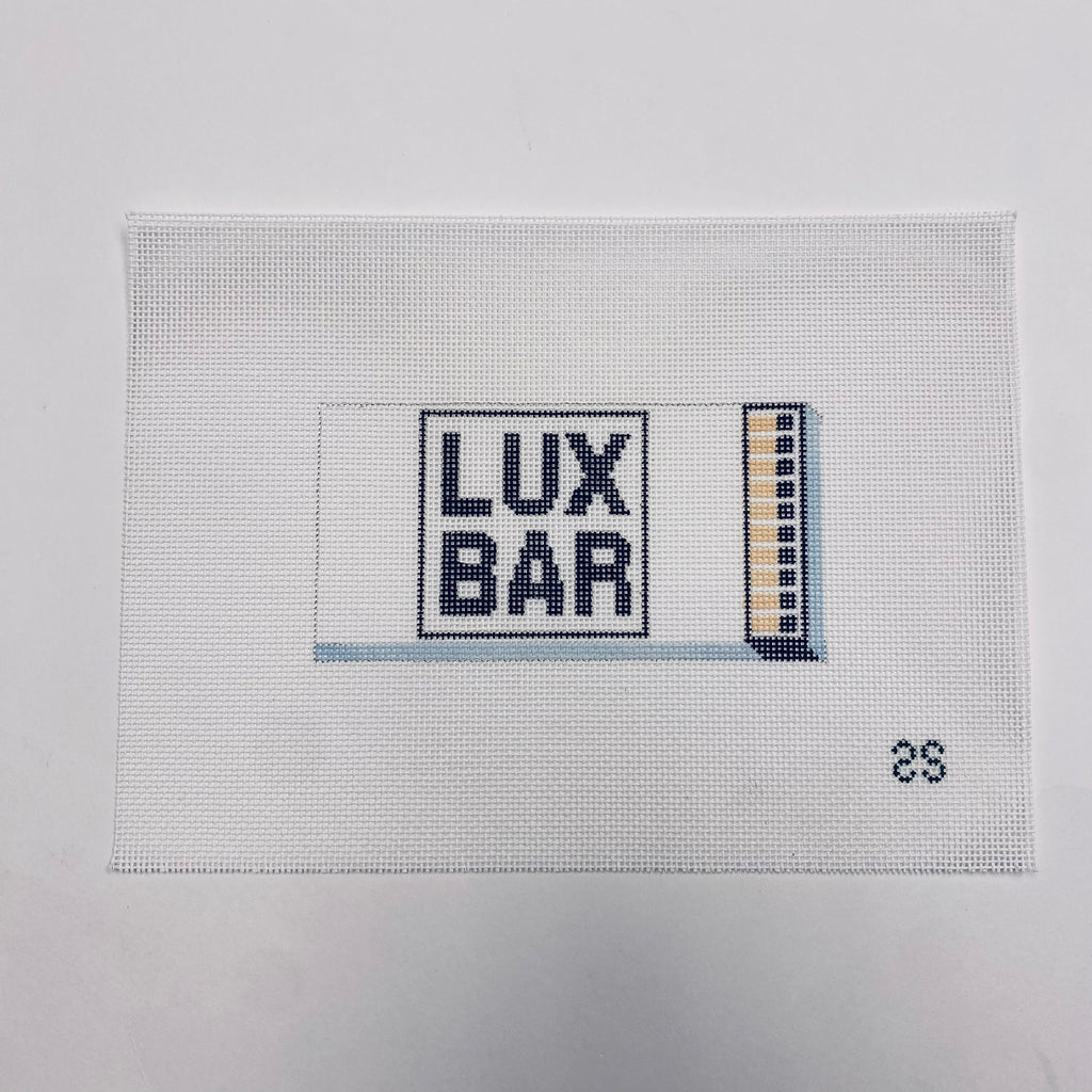Lux Bar Matchbook Canvas
