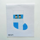 Snowmen Mini Sock Canvas - KC Needlepoint