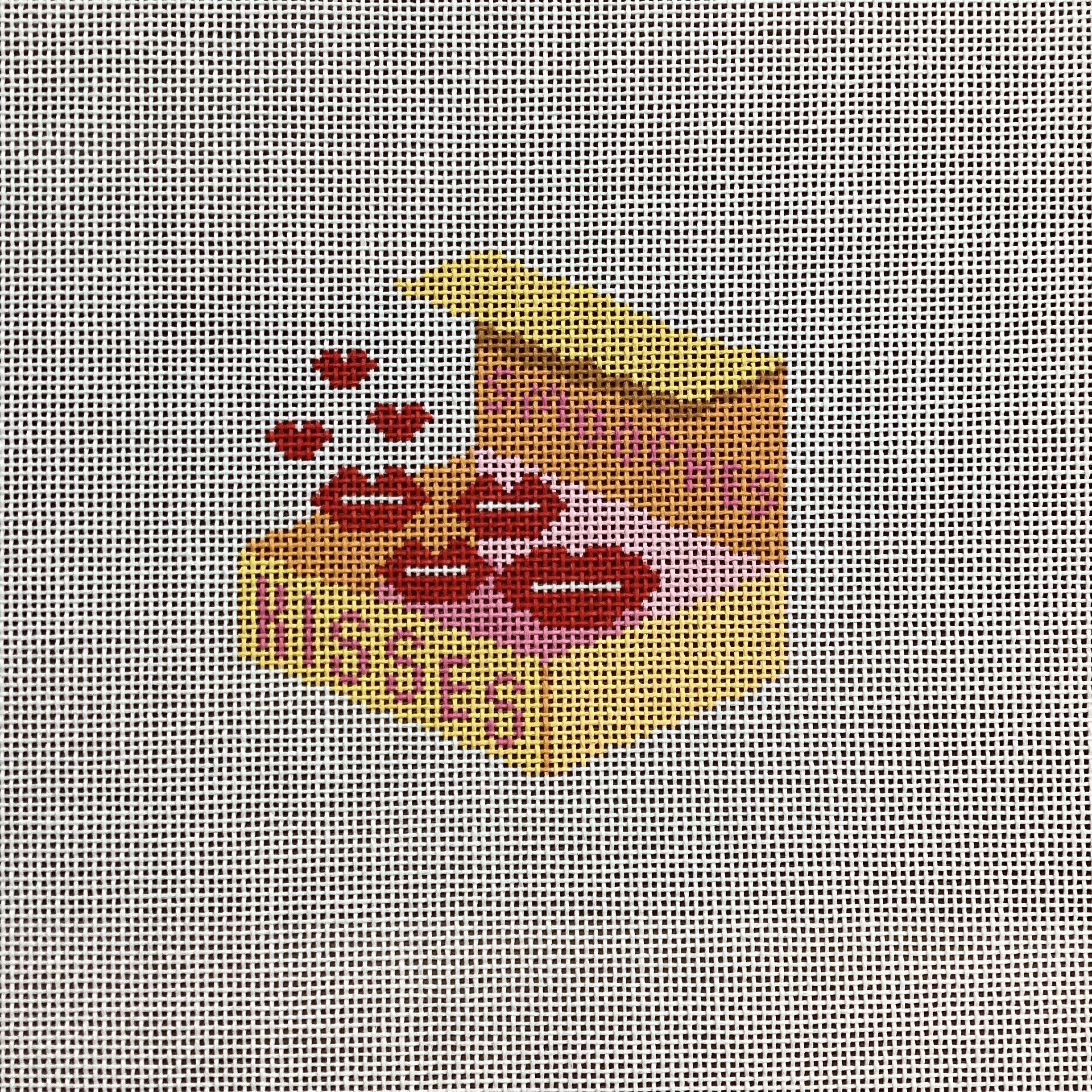 Box of Smooches Canvas - KC Needlepoint