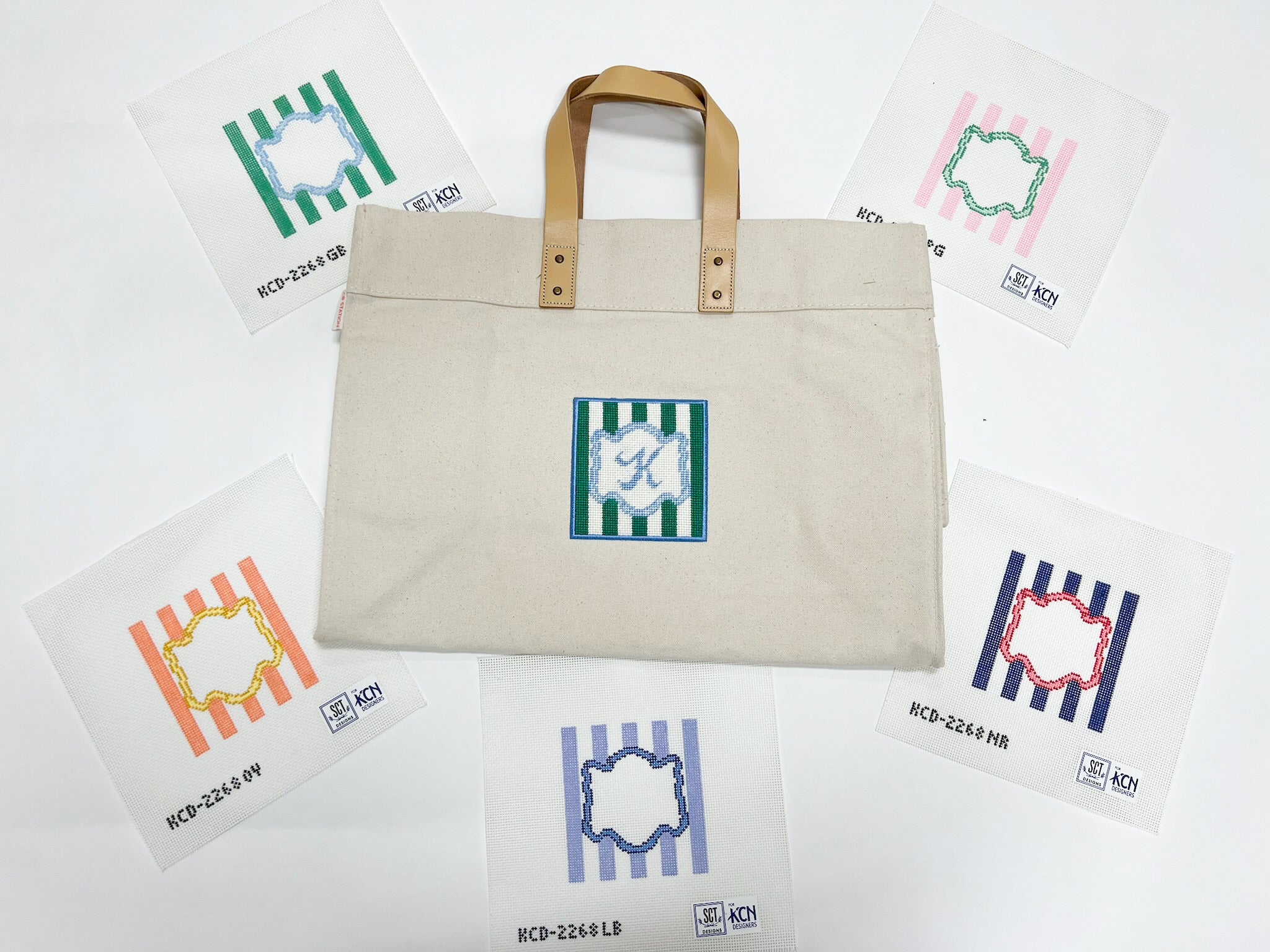 Crest Tote Kit - KC Needlepoint