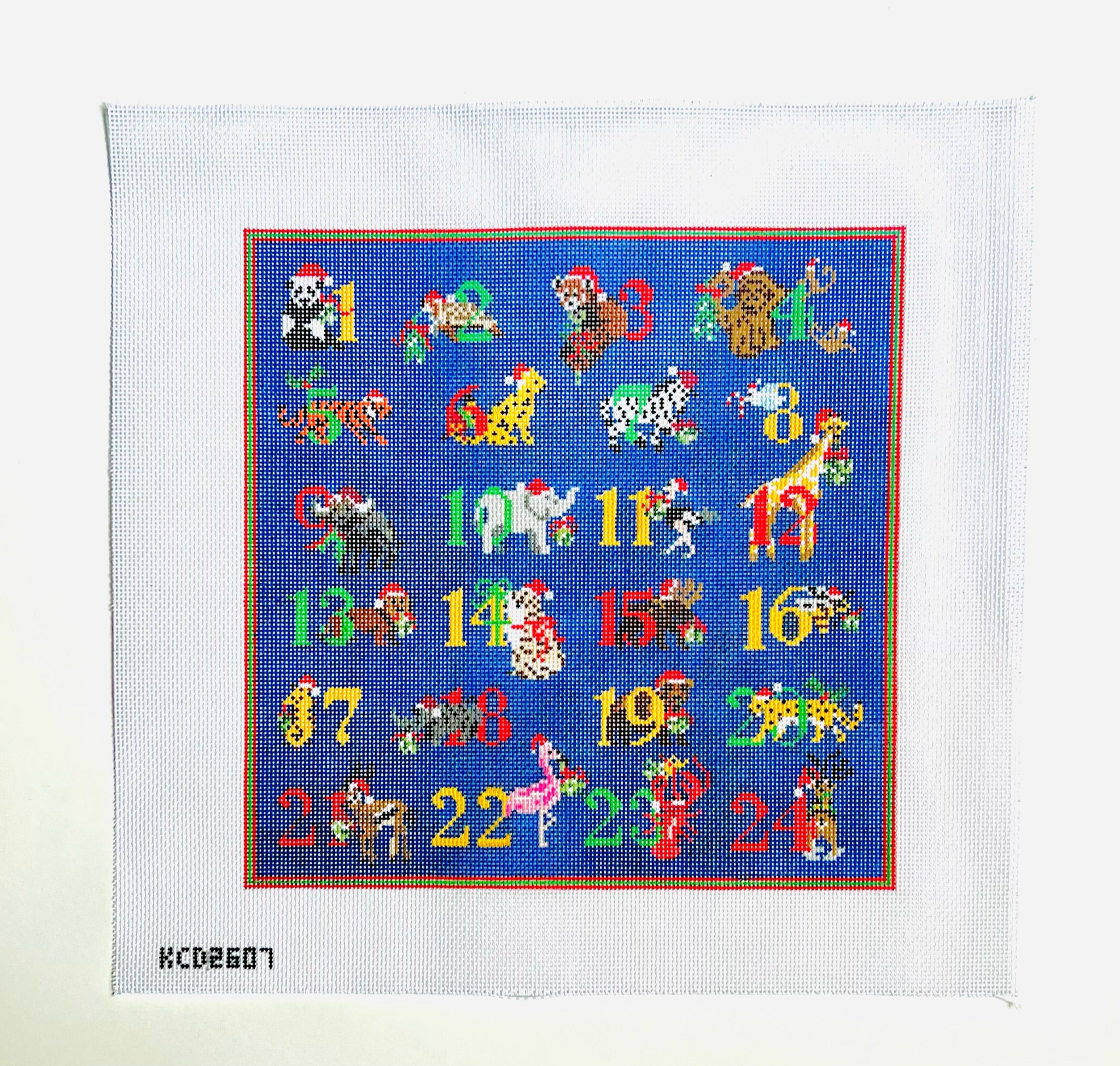 24 Favorite Friends Canvas - KC Needlepoint