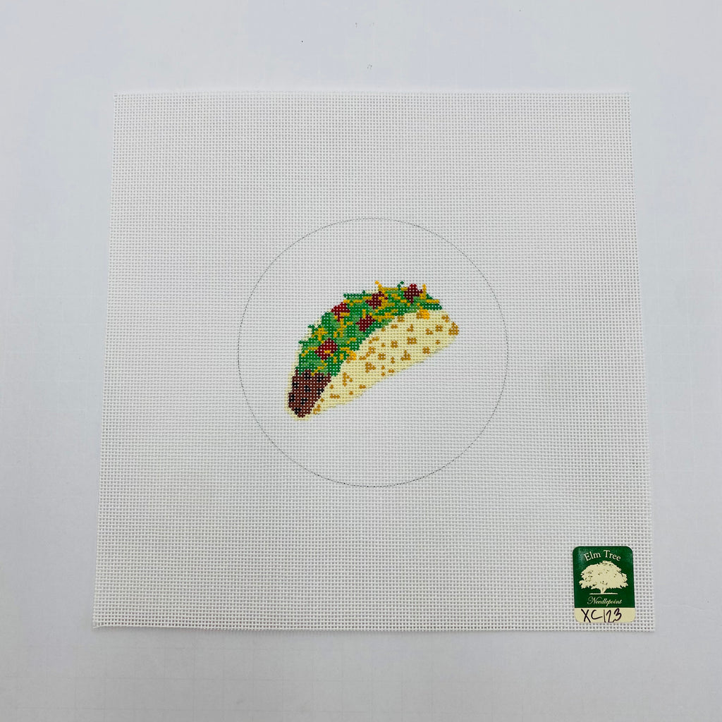 Taco Round Canvas