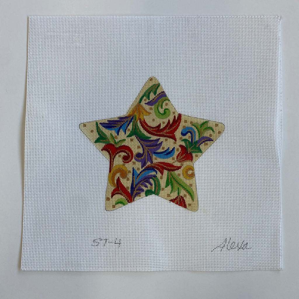 Tapestry Star Canvas - KC Needlepoint