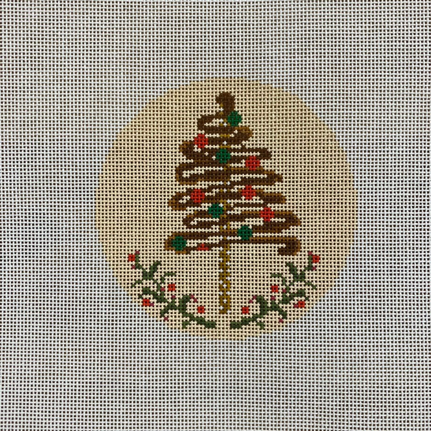 Pretzel Tree Canvas - KC Needlepoint