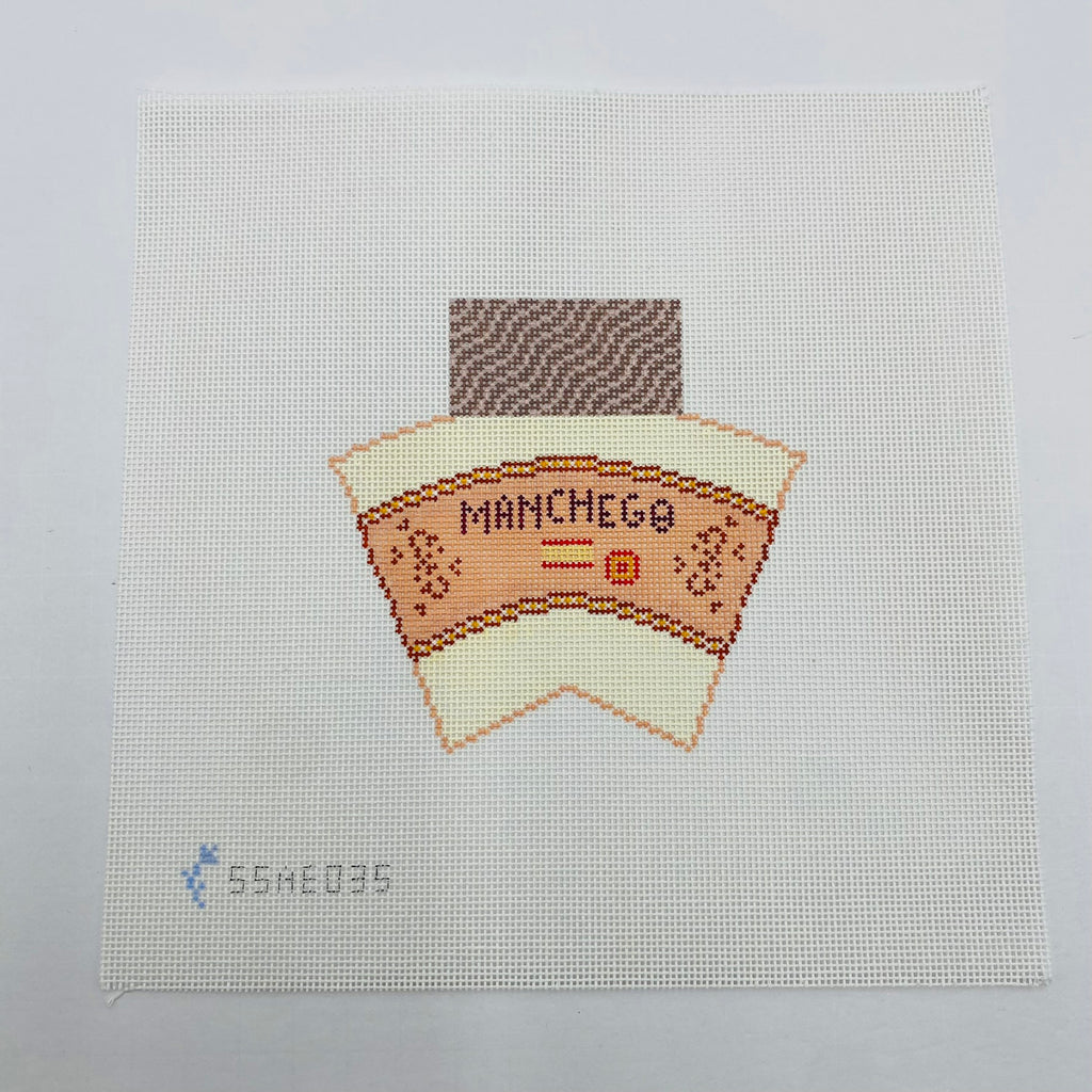 3D Wedge of Manchego Cheese Canvas