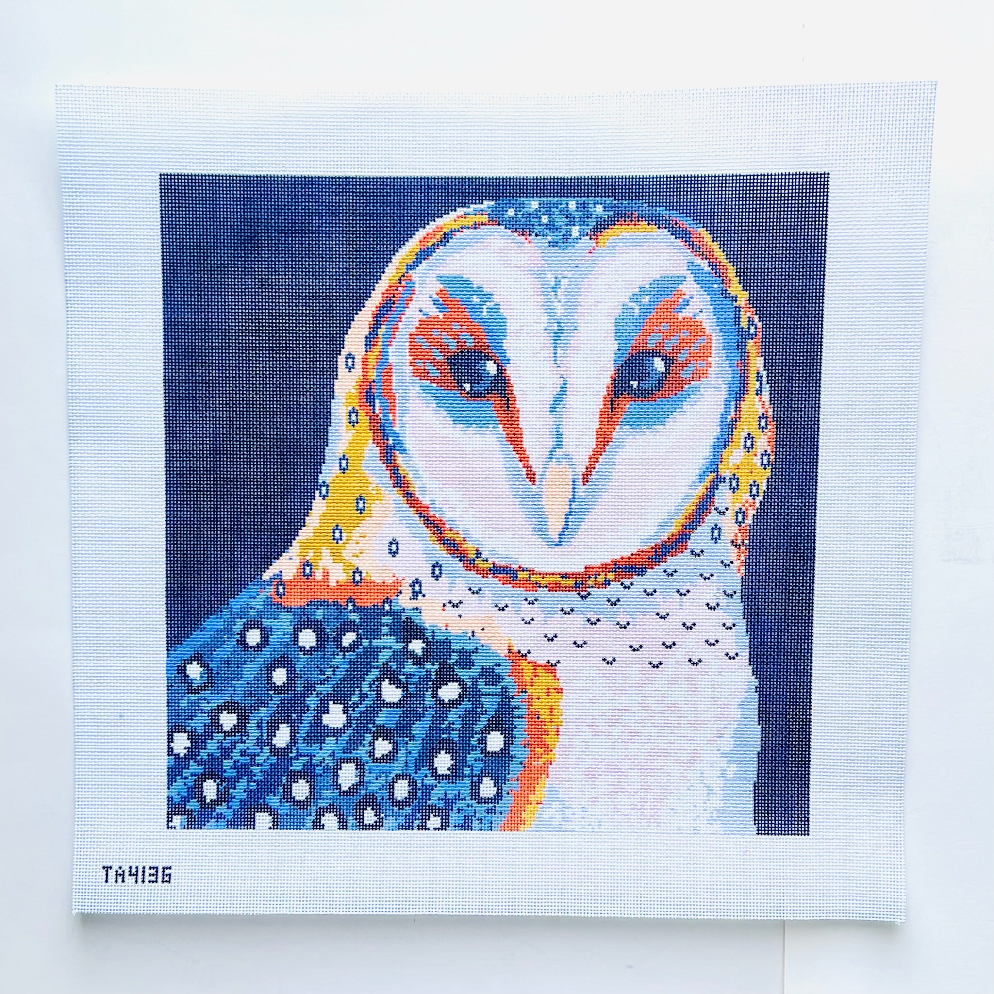 Barnowl Needlepoint Canvas - KC Needlepoint