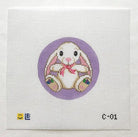 Taylor's Bunny Canvas - KC Needlepoint