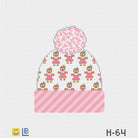 Beanie with Gingerbread Girls Canvas - KC Needlepoint