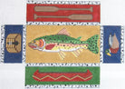 Fishing Brick Canvas - KC Needlepoint