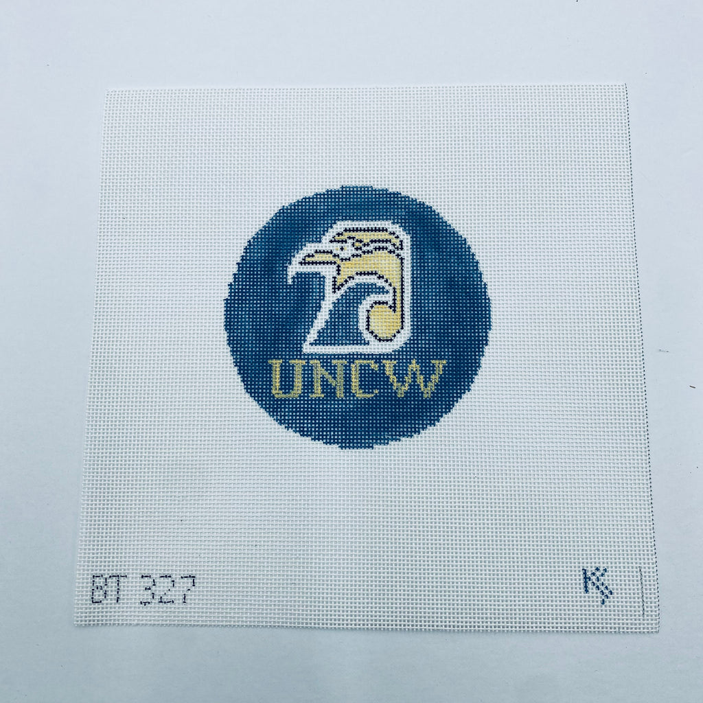 UNC Wilmington Round Canvas