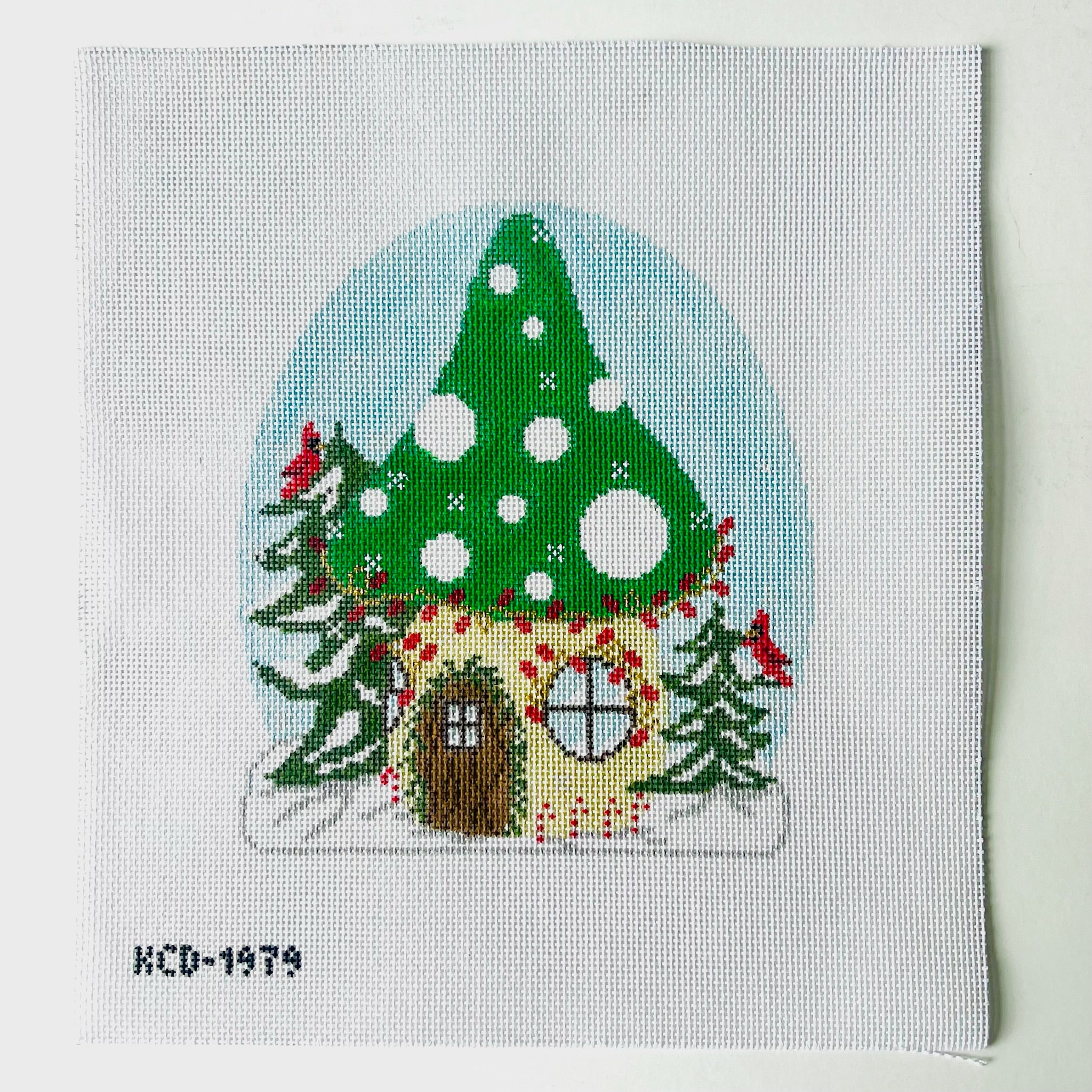 The Mushroom Home Canvas - KC Needlepoint