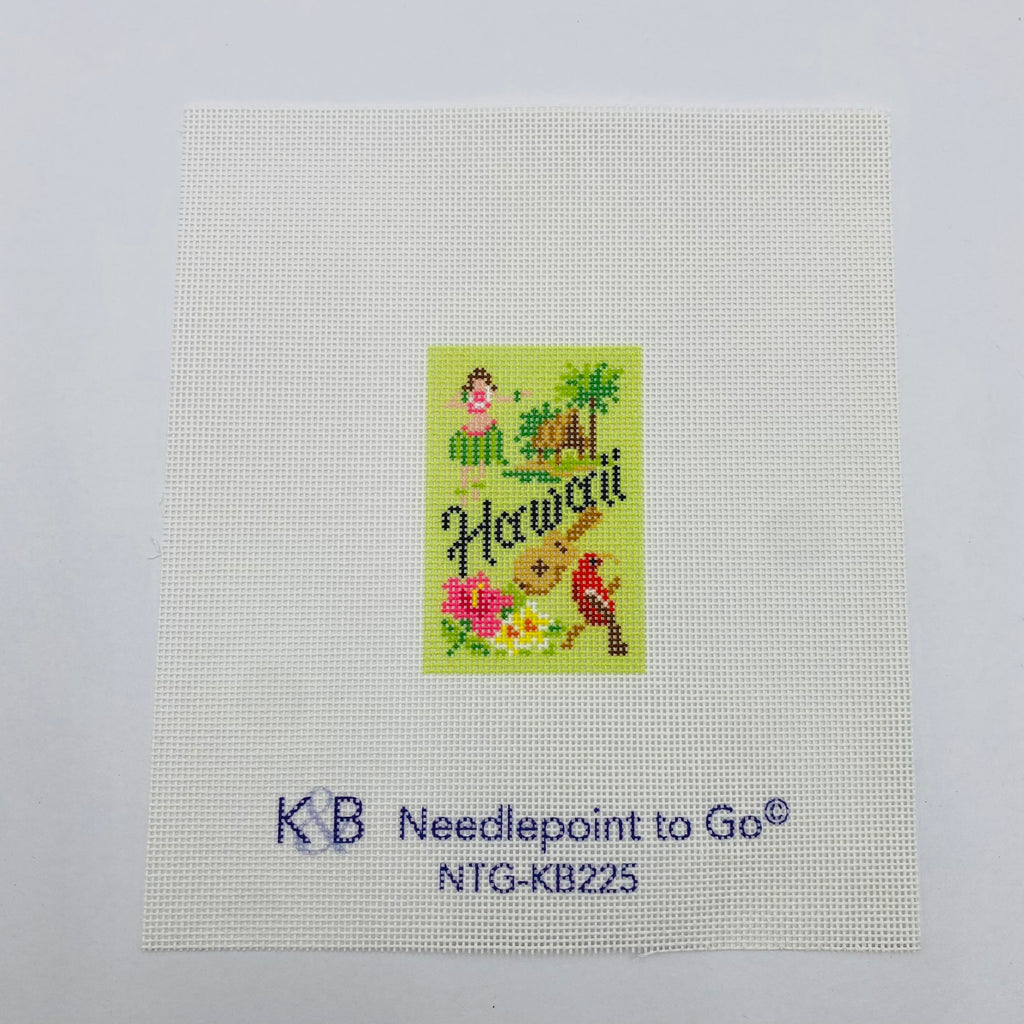 Hawaii Insert Needlepoint Canvas