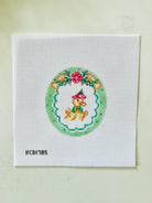 Polka Dot Easter Vignette Duck Canvas - KC Needlepoint