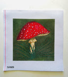 Fly Agaric on Green Needlepoint Canvas - KC Needlepoint