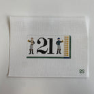 21 Club Matchbook Canvas - KC Needlepoint