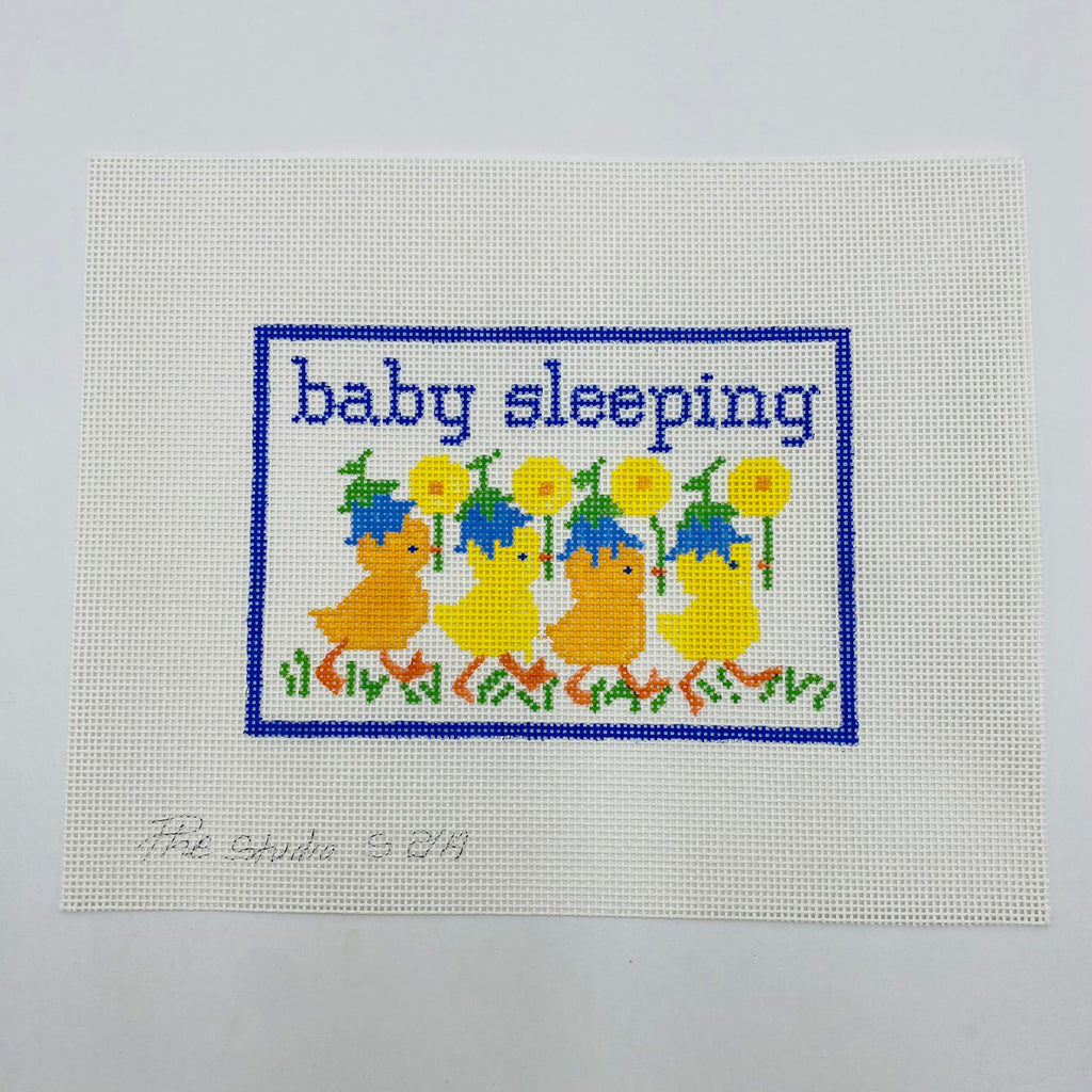 Ducks Baby Sleeping Canvas