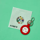 Multicolored Dots Key Fob Kit - KC Needlepoint