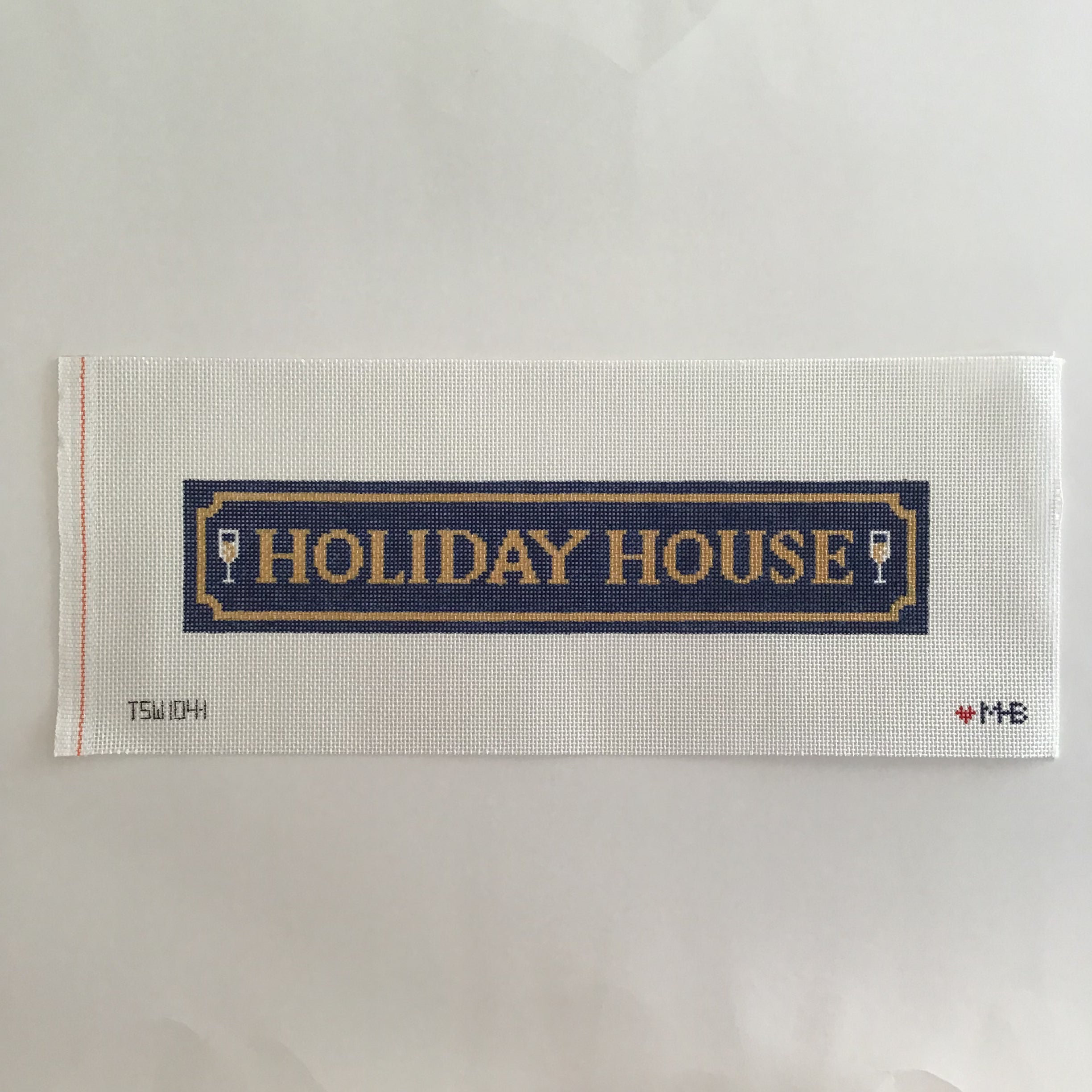 Holiday House Canvas - KC Needlepoint