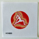 Yoga Reverse Warrior Canvas - KC Needlepoint