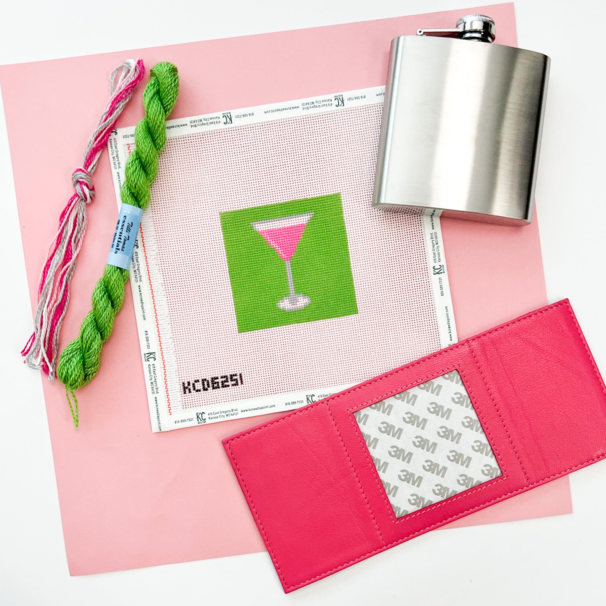 Cosmopolitan Flask Kit - KC Needlepoint